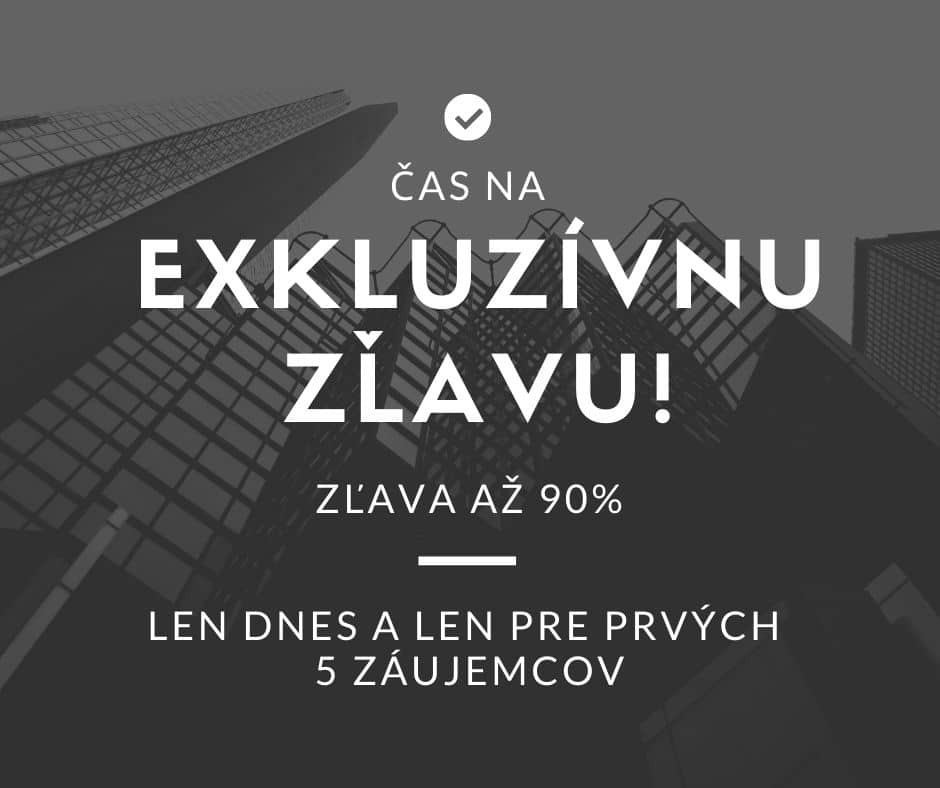 Exluzívna 90% zľava na tvorbu webu