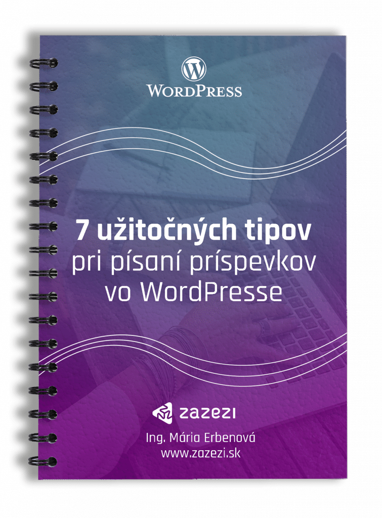Ebook - 7 užitočných tipov pri písaní príspevkov vo WordPresse